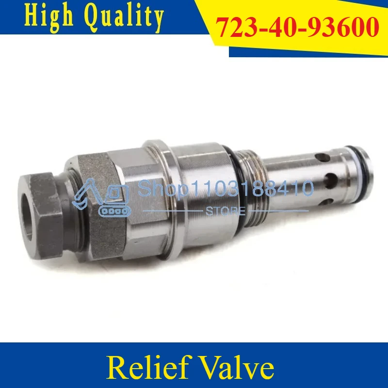 

High Quality Excavator Overflow Valve Relief Valve 723-40-93600 for Komatsu Excavator PC200-8 PC210-8 PC240-8