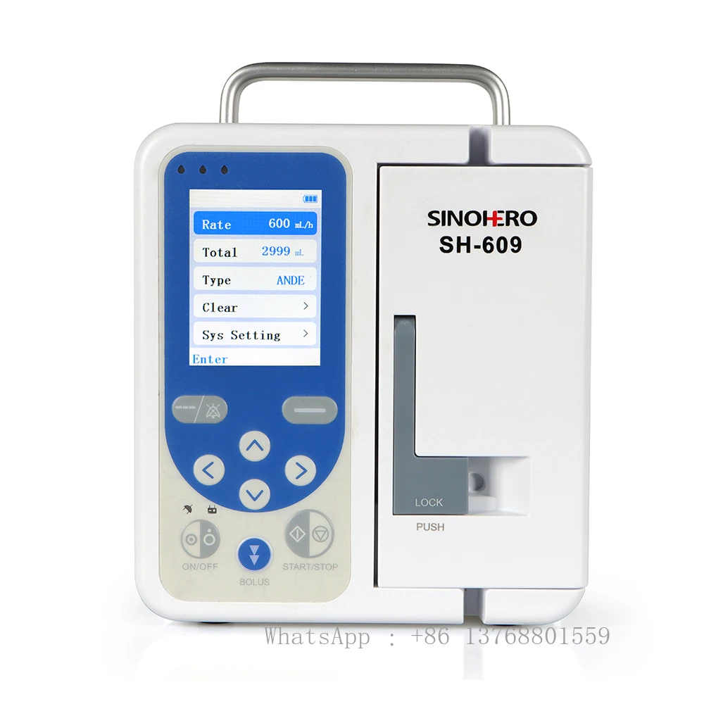 SH-609 Vet Hospital Veterinary Medical Electric Infusion Pump Single Channel Infusion Pump