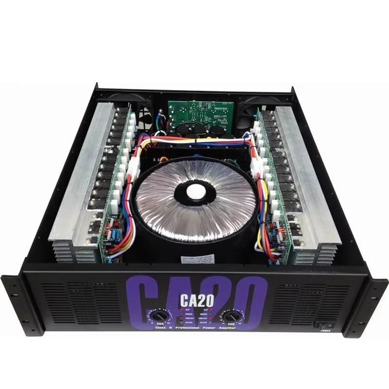 Amplificador de Potencia Profesional CA20 CA20 Crest Audio, Estándar de Sonido Profesional CA2 CA4 CA9 CA12 CA18 CA30 CA50, 1300 Watts