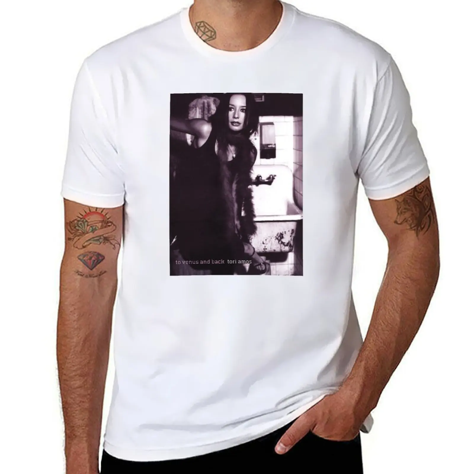Tori Amos To Venus And Back Album Promo Art Cover T-Shirt Large Size Soft Cotton T-Shirt