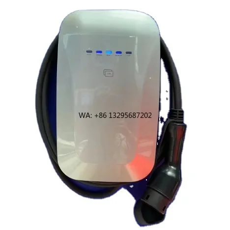 

Зарядная станция для электромобилей 7 кВт (ЕС) с OCPP, зарядным устройством и кабелем Type 2, новая, номинальный ток 16А/32А