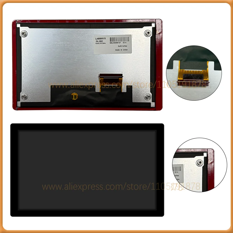 LA080WV9-SL02 LA080WV9-SL04 LNM1880NMQL LA080WV9-SL06 LA080WV9-SL08 Navigation LCD touch screen For K I AProceed Niro 96160G5770