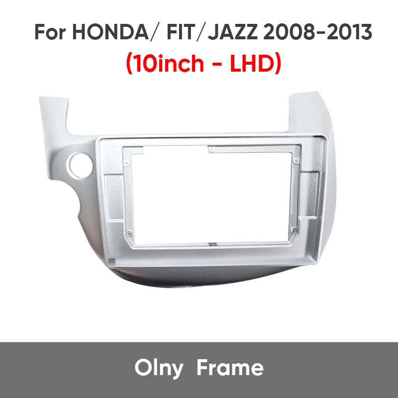 MAMSM 10 inch For HONDA FIT JAZZ 2008-2013 Car Android DVD Player Radio Trim Plastic Dashboard Screens Auto Frame Cables Harnes