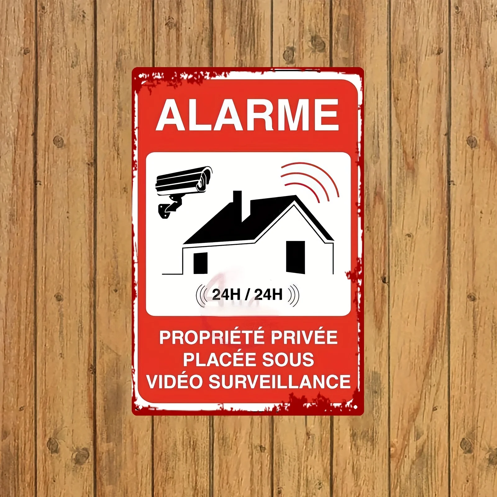 Metal Security Sign… - image