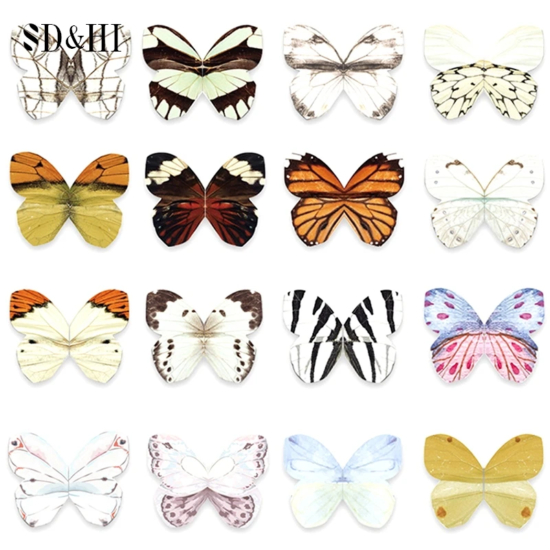 4pcs/Pack Creative Butterfly Design Magnetic Bookmark Marker Of Page Book Clip Student School Office Stationery