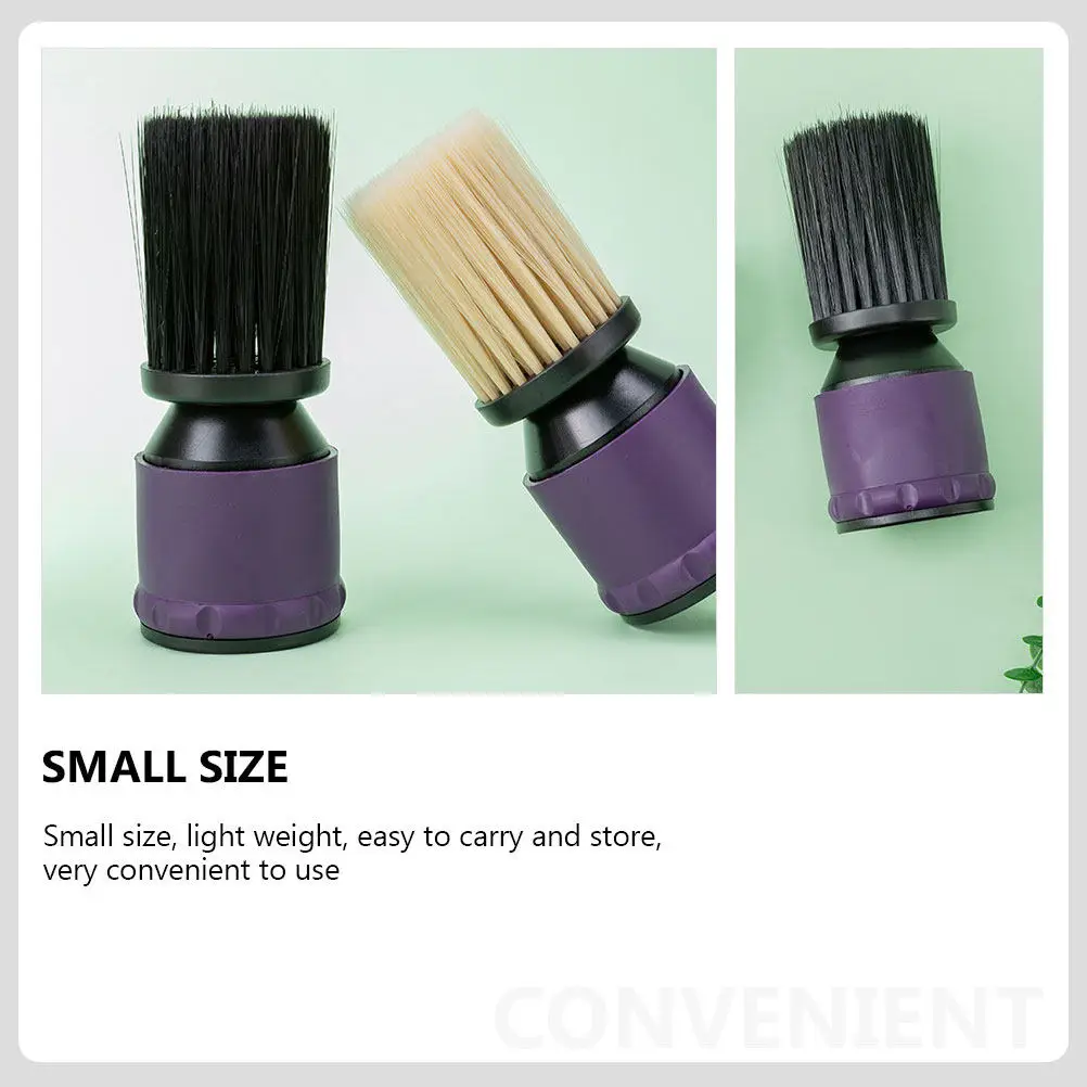 High-Quality Soft-Bristle Barber Neck Duster Cleaning Brush for Hair Dryer Attachment Easy Install Portable Lightweight