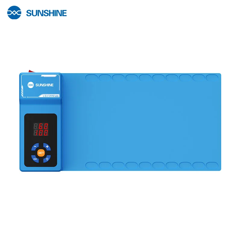 SUNSHINE LS3 Mini V2.0 LCD Screen Separator Intelligent Temp Control Rapid Heating Soft Silicone Mat 10-130°C Phone Repair Tools