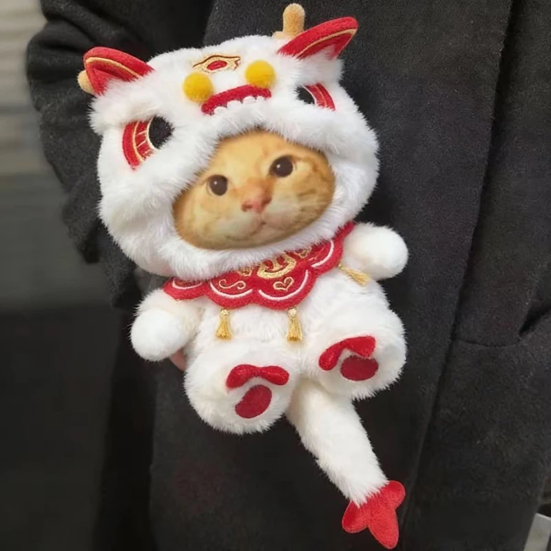 

Kawaii Hakimi Round Head Cat Doll 20cm Maodie Plush Toys Soft Stuffed Animal Dopamine Home Anime Accessories Girls Perfect Gifts