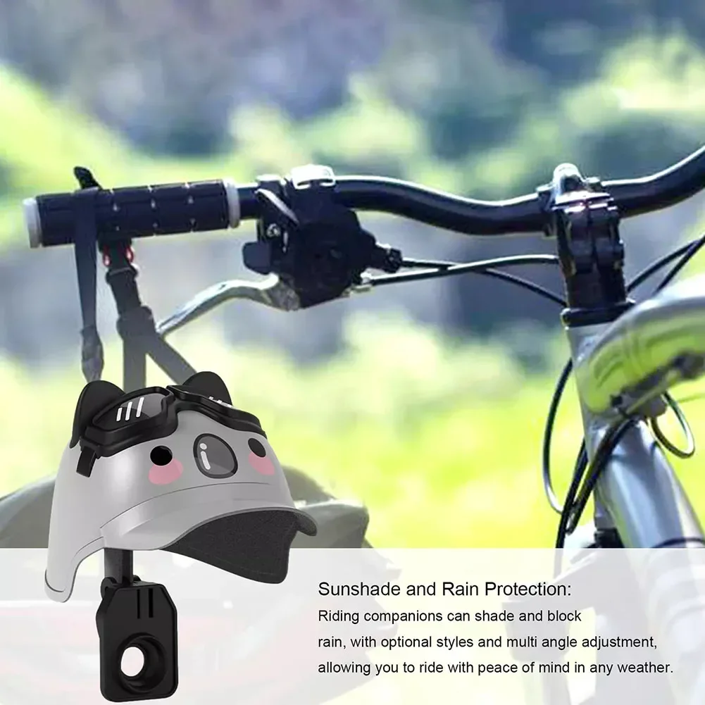 High Quality Bicycle Phone Mount Rainproof On The Vehicle Adjustable Automatic Clamping Sunproof Phone Bracket With Cover