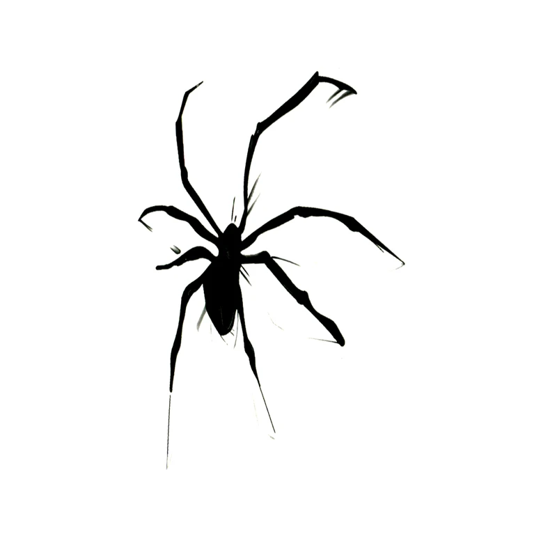 Black Spider Waterproof Temporary Tattoos Men henna Tattoo Beauty Sleeve Tatoo sticker Tatuagem tatuajes temporales hombre