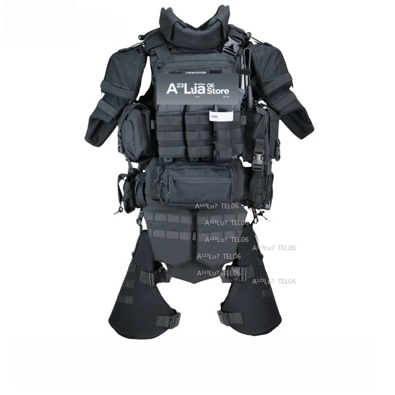 Tactical Vest Body Armor Adjustable Protective Plate Carrier For Outdoor Field