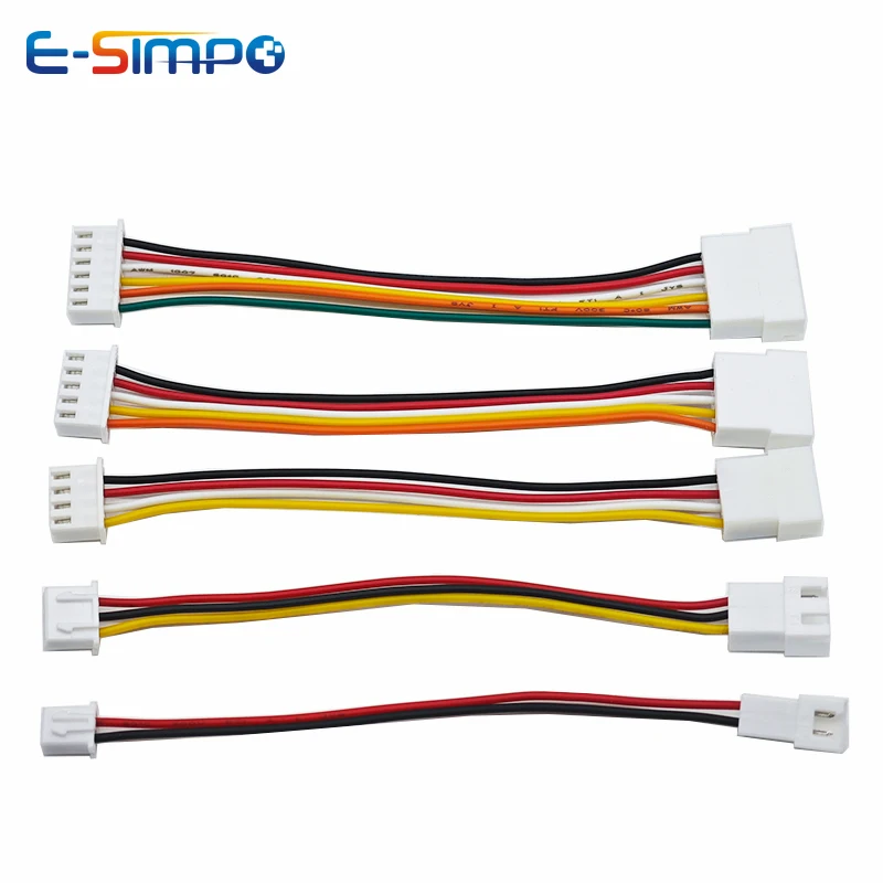 

5pcs XH2.54 Female To Male Convert Extension Cable 2.54mm Connector Wire Lenght 20cm 26AWG Pitch2/3/4/5/6/7/8/9/10/11/12pin