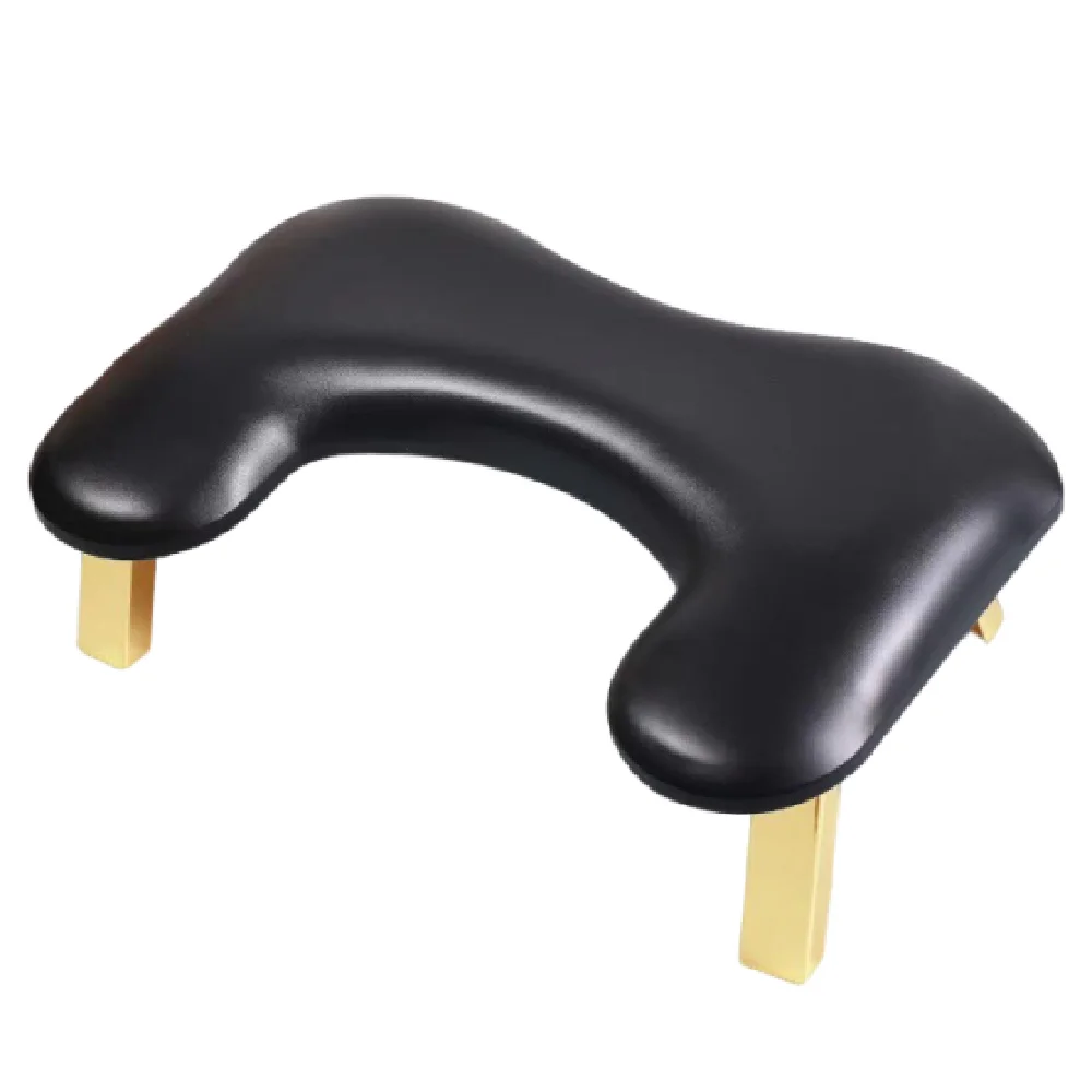 U-shaped Manicure Hand Pillow Ergonomic Rotating Lifting Nail Arm Rest Cushion Tilt Design PU Leather Nail Art Hand Cushion