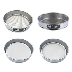 Garden Home Stainless Steel Meaty Garden Compost Soil Stone Sieve Mesh Filtration Gardening Tool 4/10/20/60 Mesh Dropshipping