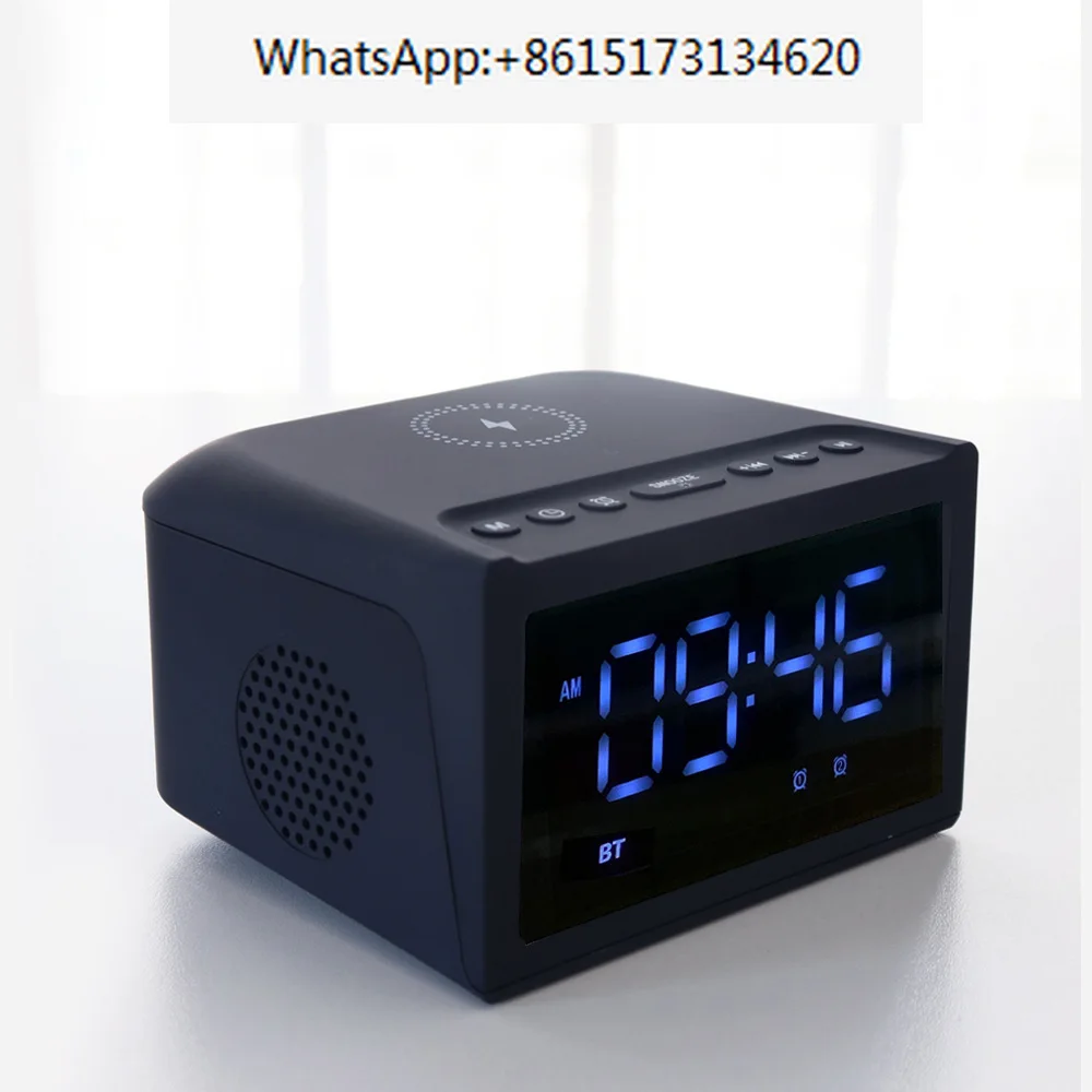 HF18W Wireless Charging Clock Sound 10 Watt Speaker Bluetooth Sound Factory