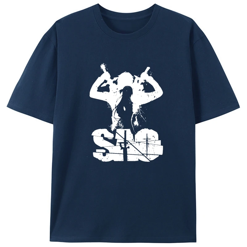 

Men Funy tshirt SAO love forever Short Sleeve O-Neck Tops Tee men t shirt