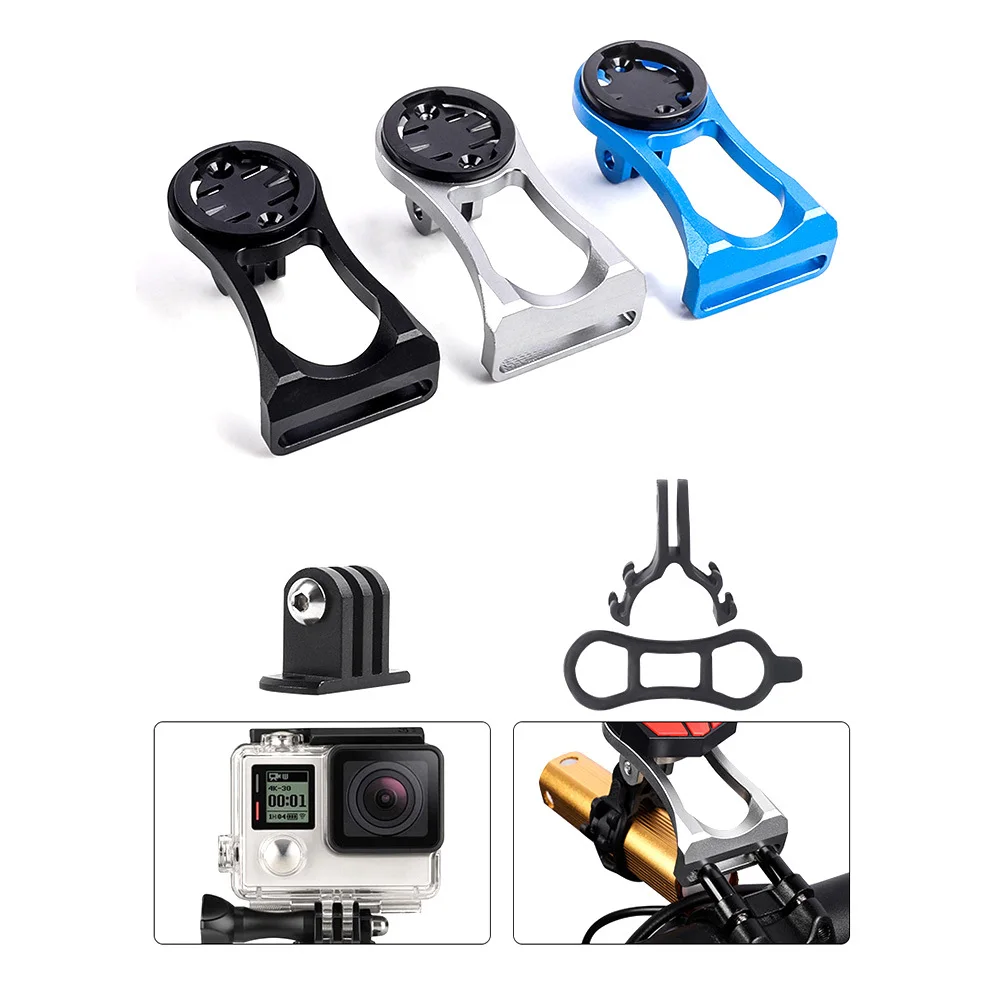 حامل ساعة توقيت باللون الأسود لتركيب الكمبيوتر للدراجة القابلة للطي على الطرق يقلل من سحب الرياح وعرضًا واسعًا، ملحقات أمان لمستلزمات دراجة الطريق #1