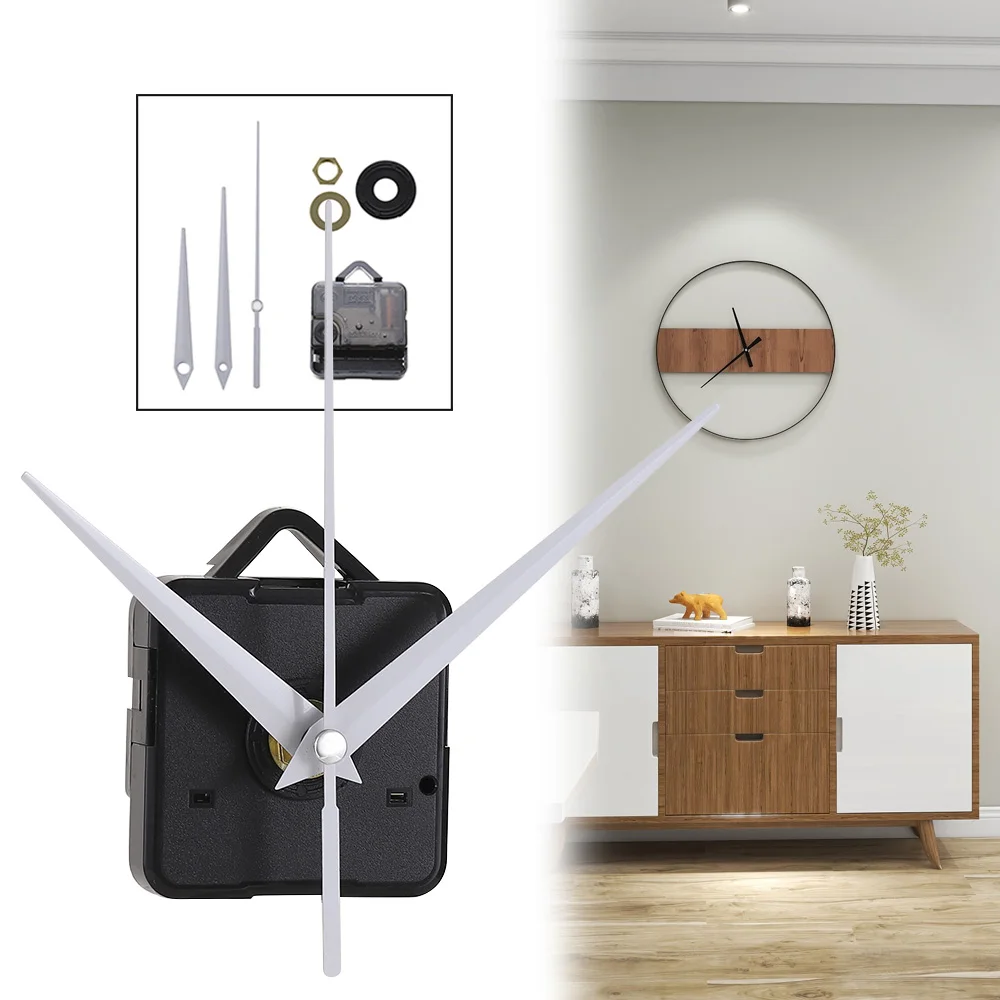 1 Set Hanging Quartz Repair Movement Clock Mechanism Parts Clock Parts with Needles DIY Quartz Watch Silent Wall Clock Movement