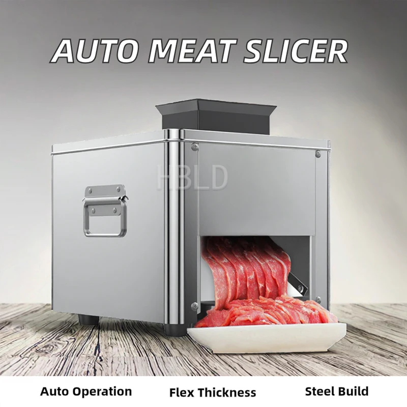Automatic Meat Slicer Commercial Electric Meat Shredder Cutting Machine for Food Store