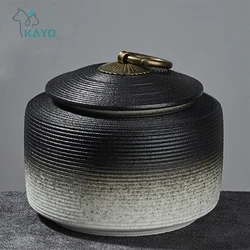 Urn pet death home burial cinerary ashes memorial cat dog paradise animal put at home coffin ceramic cremation