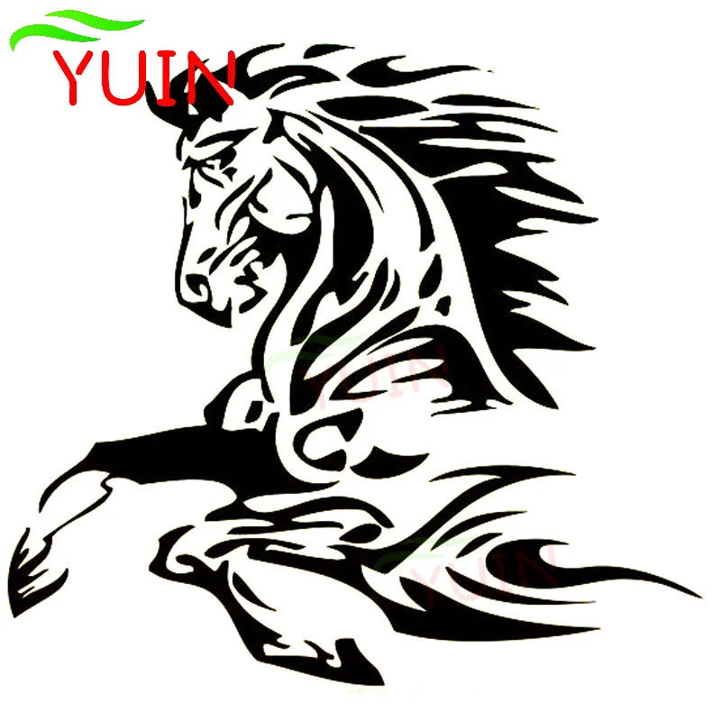 

Наклейка на окно автомобиля, с рисунком животных, лошади, лошади