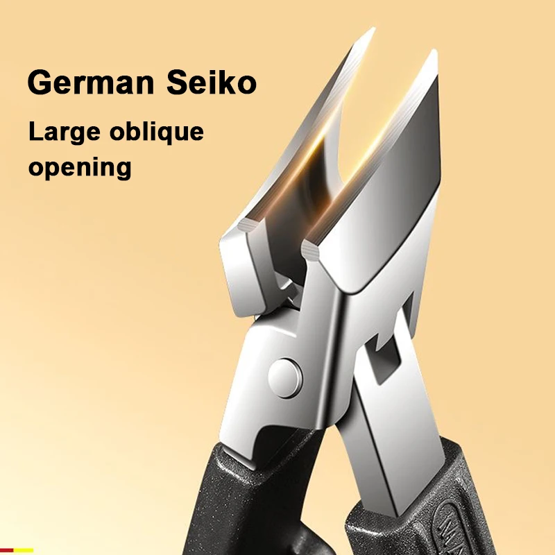 Anti-spat 60 °   Nagelknipper met schuine rand Professionele high-end adelaarsnavel Schuine teennageltrimmers Ingegroeide teennagelgereedschappen
