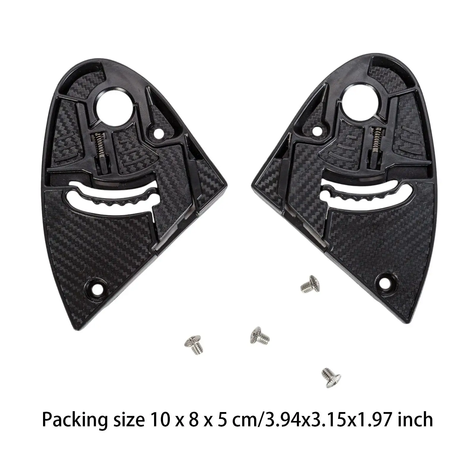 2 조각 오토바이 헬멧 렌즈베이스 쉬운 설치 액세서리 유틸리티 수리 도구 Soman Smx7 Smx8 용 검정색 교체