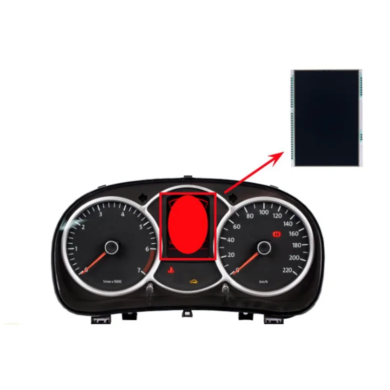 Suitable for maintenance of Volkswagen Lavida instrument screen 18D 920 800 CDX red screen