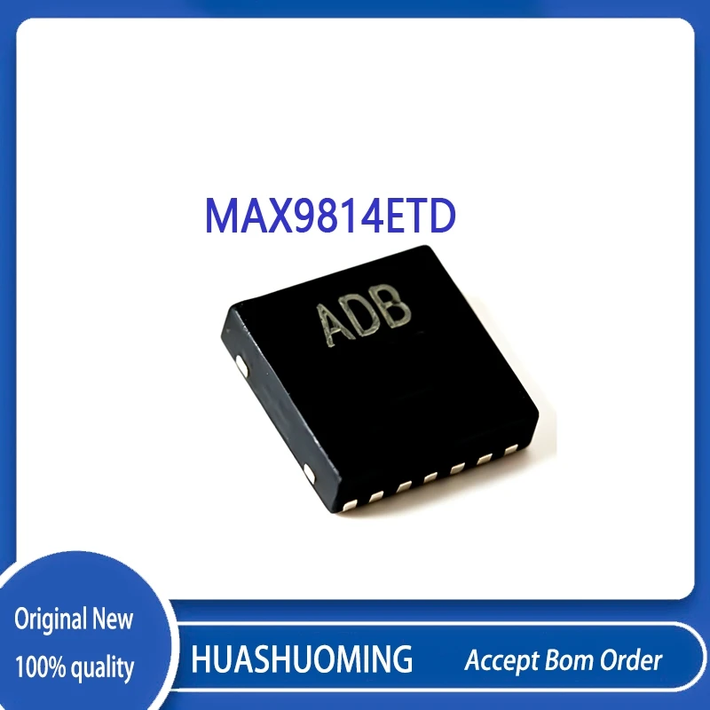 5Pcs/Lot MAX9814ETD+T  MAX9814ETD ADB   MAX9814 TDFN-14  