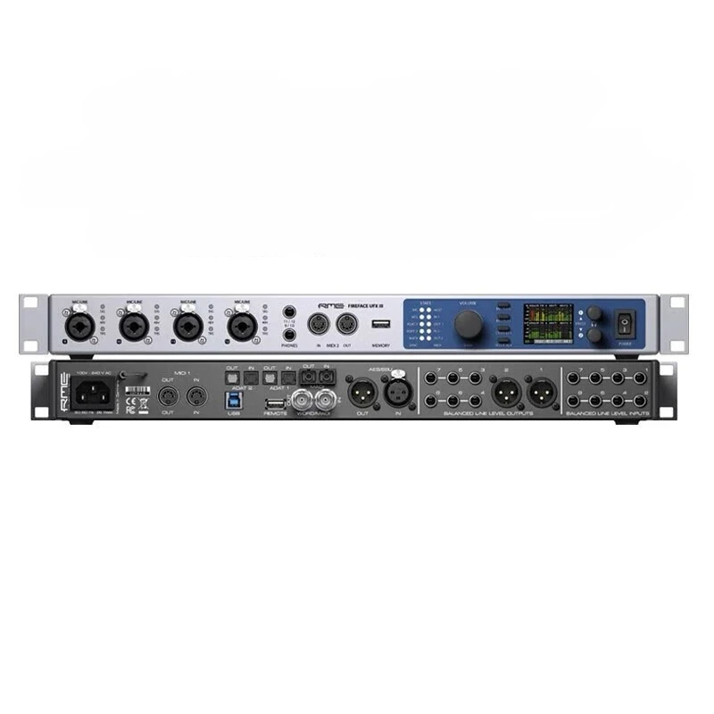 Rme fireface ufx ii externe Aufnahme Soundkarte USB-Audio-Interface Studio-Aufnahme gerät