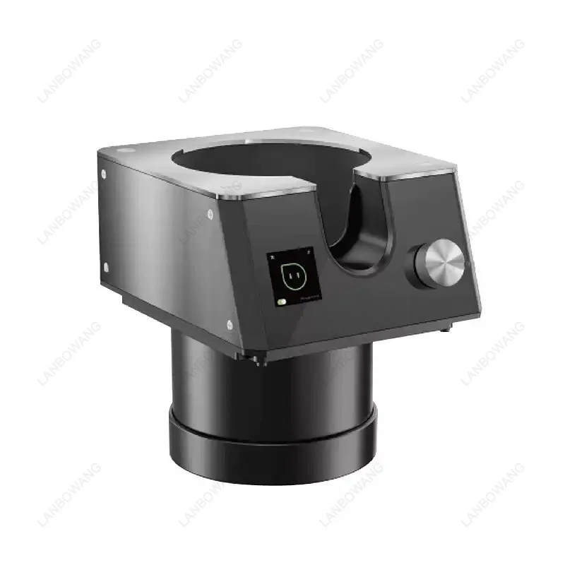 220V Electric Automatic Coffee Grounds Cleaning Machine, Spin Cleaner With Brush For Espresso Portafilter Handle