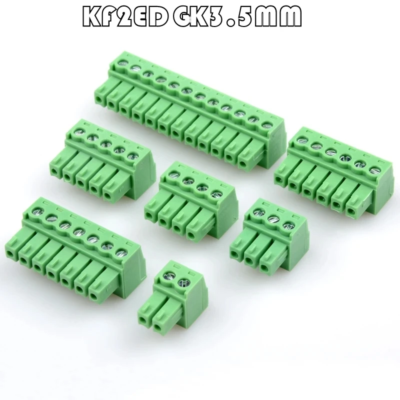 10Pcs 15EDG 3.5MM KF2EDGK 3.5 PCB Screw Terminal Block Connector PLUG PIN HEADER SOCKET 2/3/4/5/6/7/8/9/10/11/12/13/14/15/16P