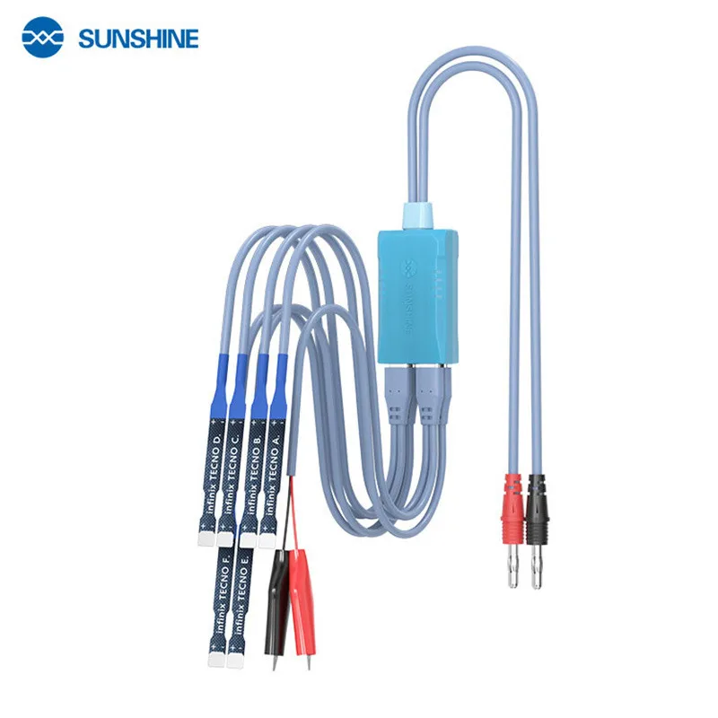 Câble de démarrage d'alimentation SUNSHINE SS-905G pour la transmission sans endommager la batterie TECNO Itel Infinix câble d'alimentation