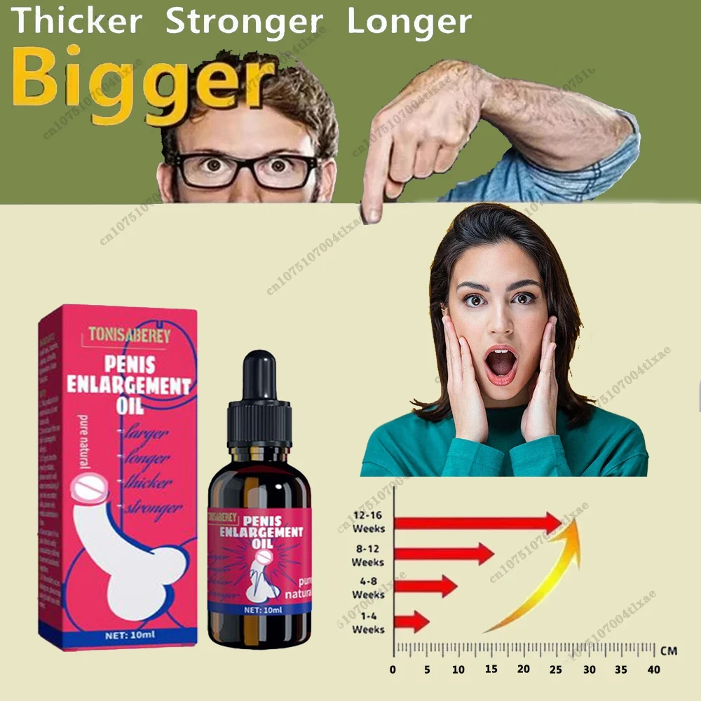 Penies Enlargement Oil Original Permanent Penis Growth Thickening Oil Enlarge For Men Enhance Dick Erection Big Cock Massage Oil