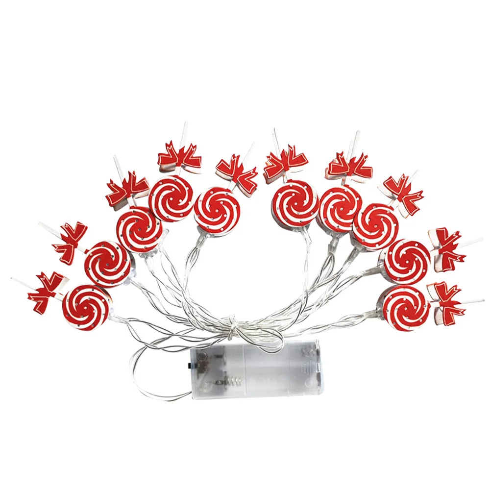 

1Pcs Candy String Lights LED Lollipop Decorative Xmas Hanging String Lights Bedroom Party Indoor Outdoor Lighting