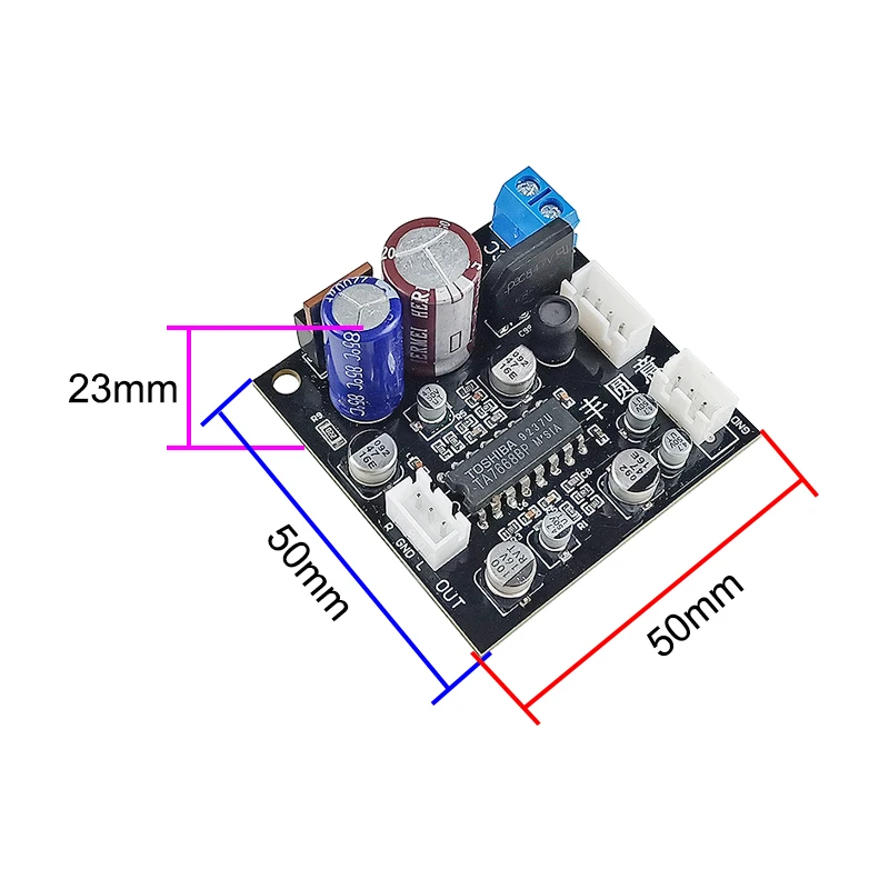 GHXAMP TA7668 Magnetic Head Preamplifier Board Tape Drive Deck Desktop Movement Radio-tape Recorder Amplification Dedicated