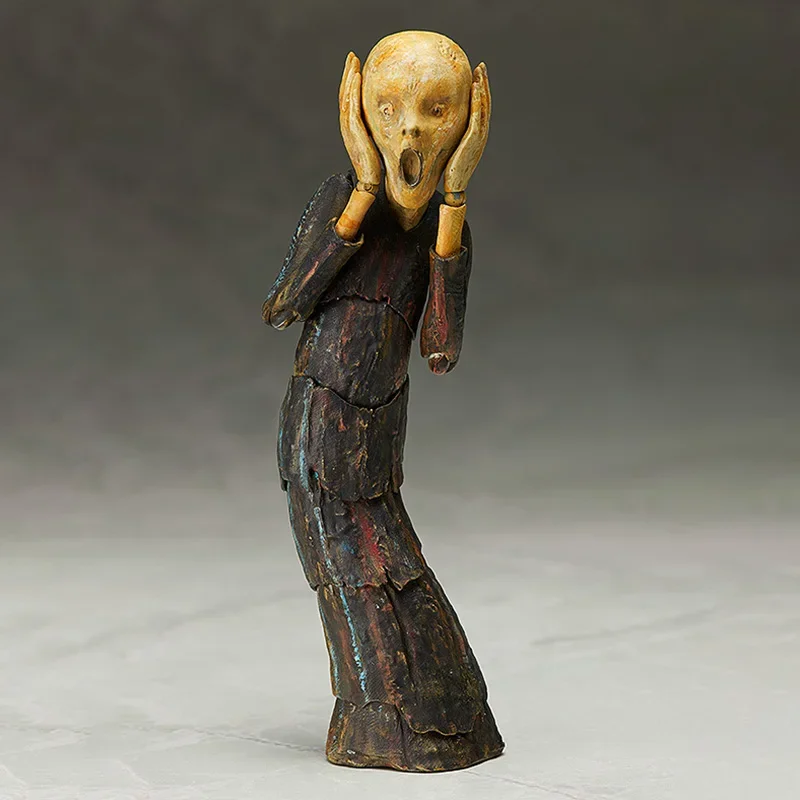 Originele FREEing Figma SP-086 Tafel Art Museum De Scream 14 CM Anime Figuur Model Collectible Actiefiguren Speelgoed Geschenken Speelgoed