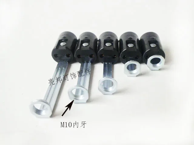 5PCS E14 black bakelite stand candle crystal candle chandelier lamp special lamp holder lamp E14 European screw cap