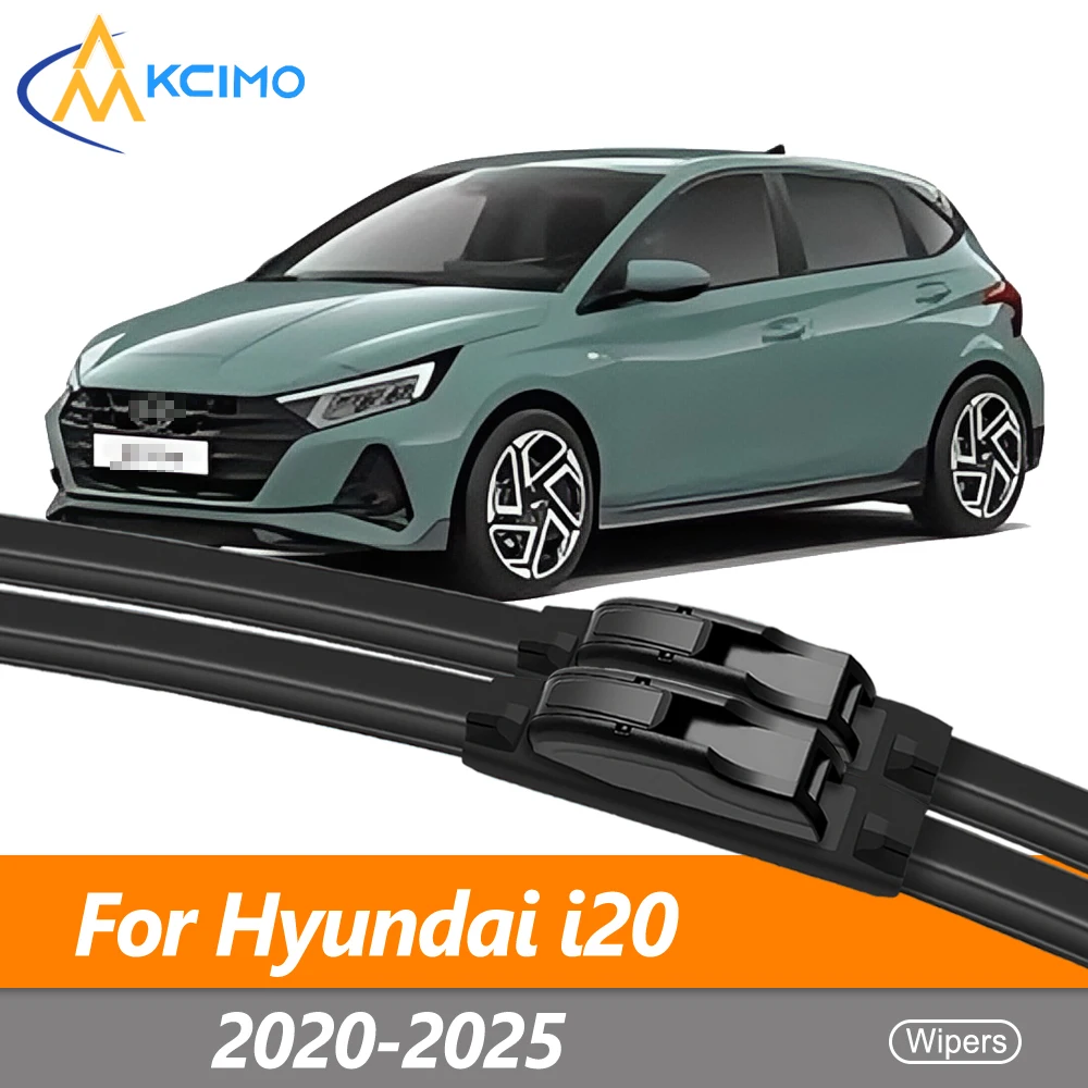 

2PCS Windshield Wiper Blades Set For Hyundai i20/BC3/BI3 2020-2025 Front Window Replacement Anti-Ice Winter Front Pair