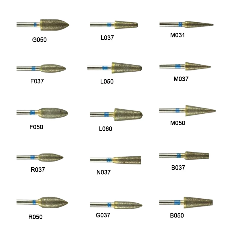 

Mudium Burs Fully Sintered Diamond Bur Grinding Tool for Teeth Polishing Dental Instrument