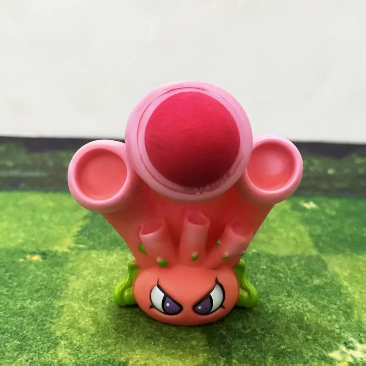 

New Plants vs. Zombies A soft rubber toy featuring glowing plants, a night cap, zombie game scene, a shooting game, and birthday