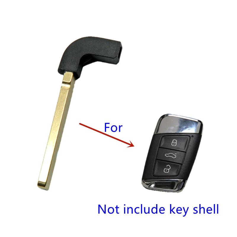 Emergency Key HU162T Car Smart Emergency Insert Key Blade For VW Passat B5 B8 Magotan Skoda A7 Variant Auto Key Shell