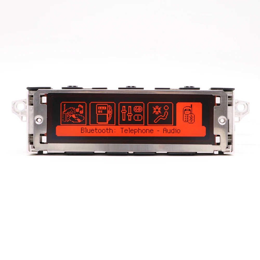 Car Screen Type C 12 Pin Support Bluetooth Red Display for Peugeot 307 308 407 408 207 2008 3008 Citroen C2 C3 C4 C5