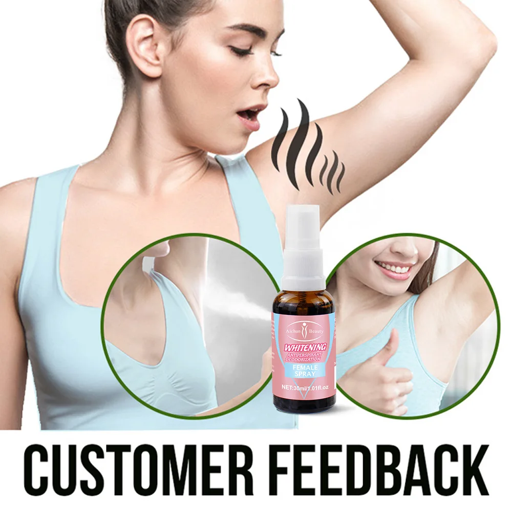 Deodorant Anti Sweat Body Odor Removal Underarm Odor Whitening Antiperspirant Deodorant Spray Lasting Unisex Body Care 30ml