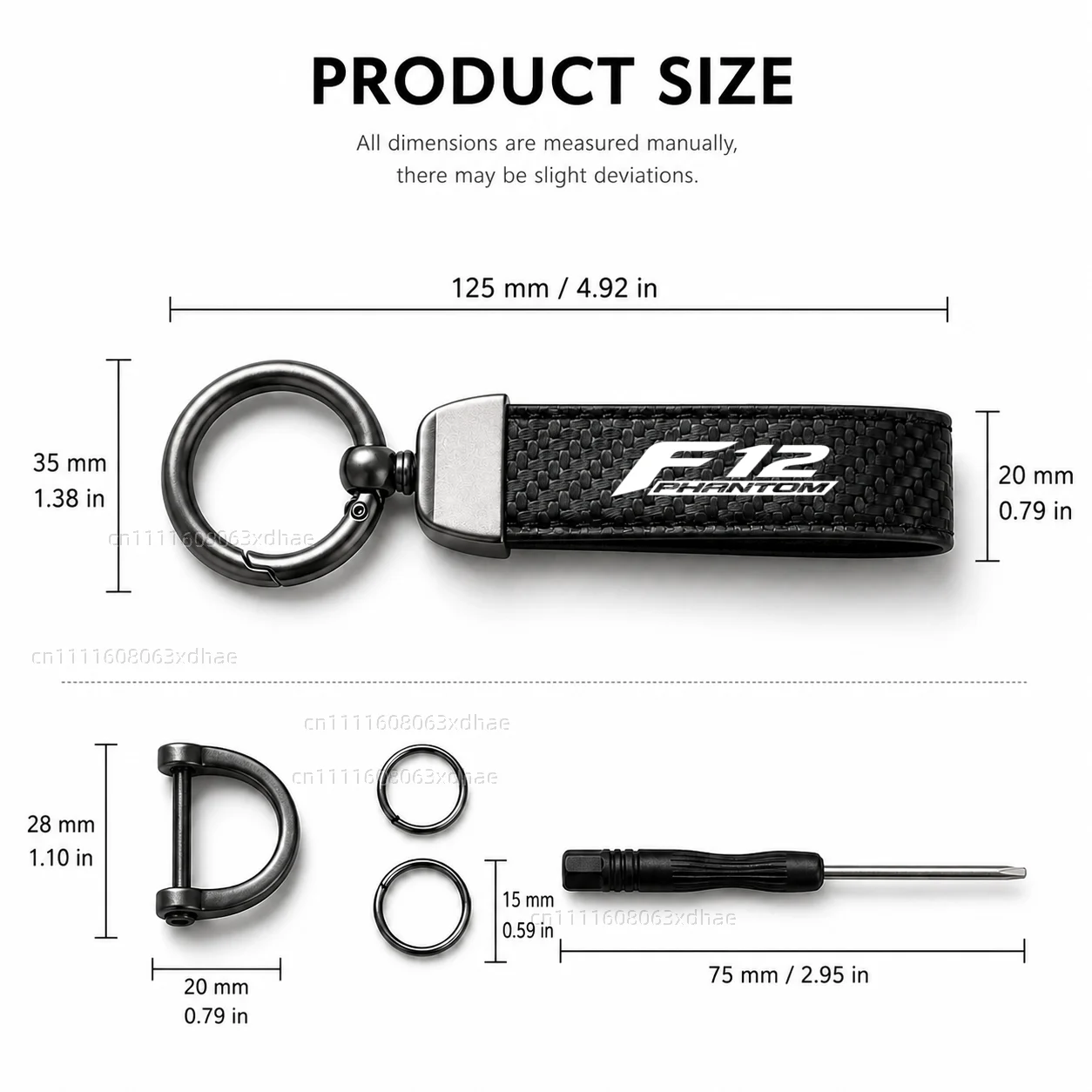 High-Grade Leather Motorcycle Keychain Holder Keyring Accessories For Malaguti Phantom F12 1998-2012