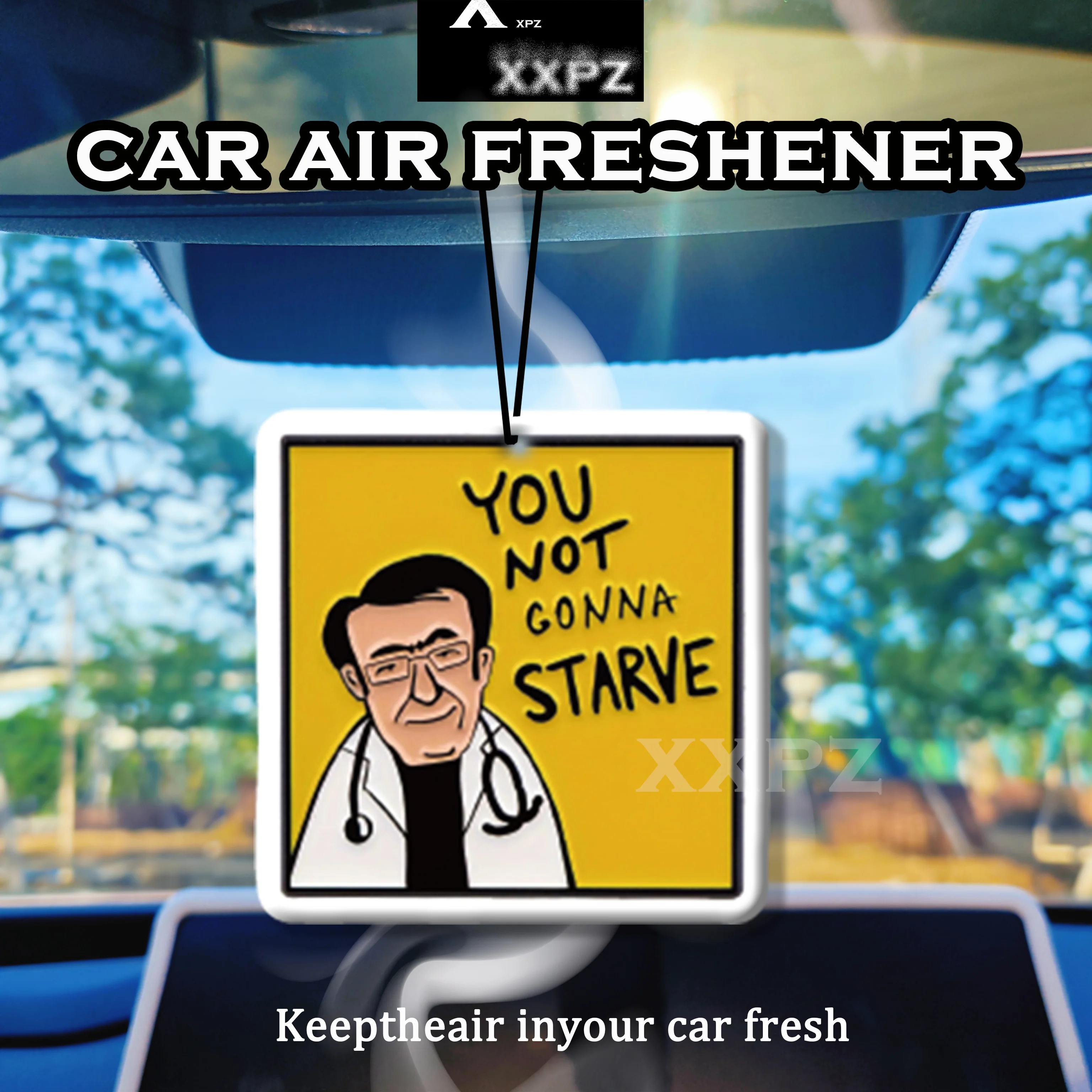 Doctor Car Air Freshener Auto Parts Car Hanging Long Lasting Scent Remover Auto Interior Fresh Fragrance Lavender