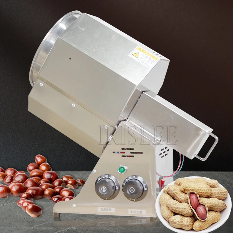 Nut Roaster Industrial Sunflower Seeds Peanut Cashew Nut Chestnut Roasting Processing Machine