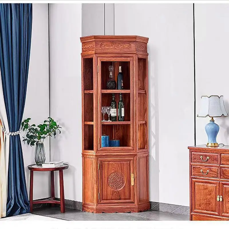 Armário de canto em mogno