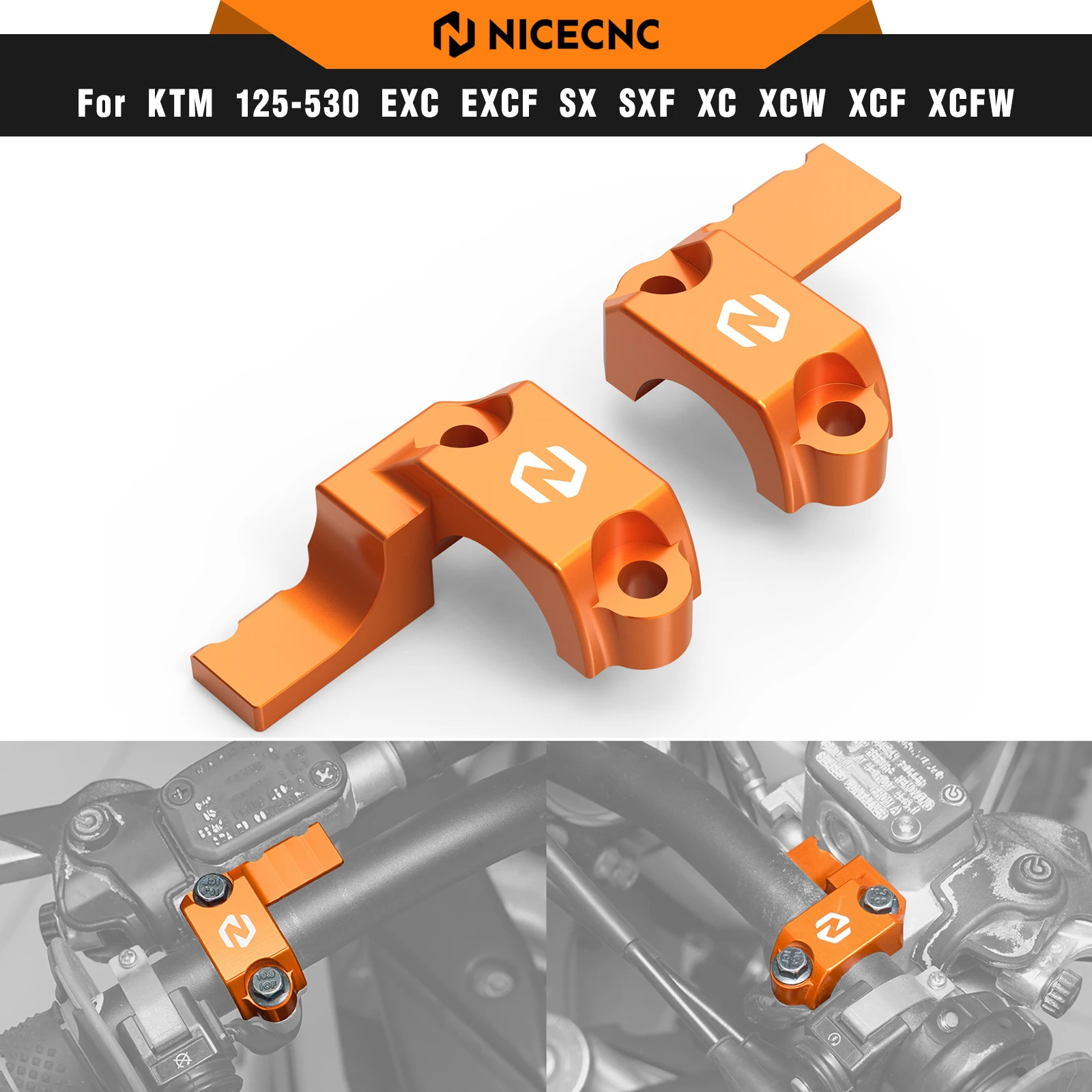 

NICECNC For KTM EXC 300 2014-2023 Master Cylinder Protectors For KTM EXC 380 EXC-F 350 EXC-F 450 SX 250 SXF 450 XC XCF XCW 500