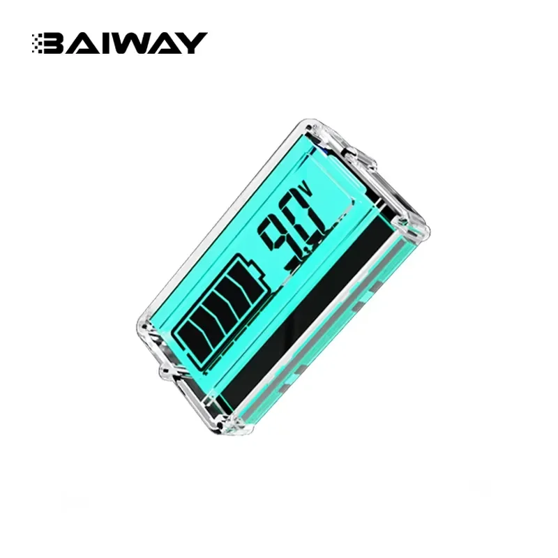 12V 24V Battery Capacity Indicator Lead Acid Lithium Battery Meter Tester Voltage Monitor Gauge for Car RV Solar Power System